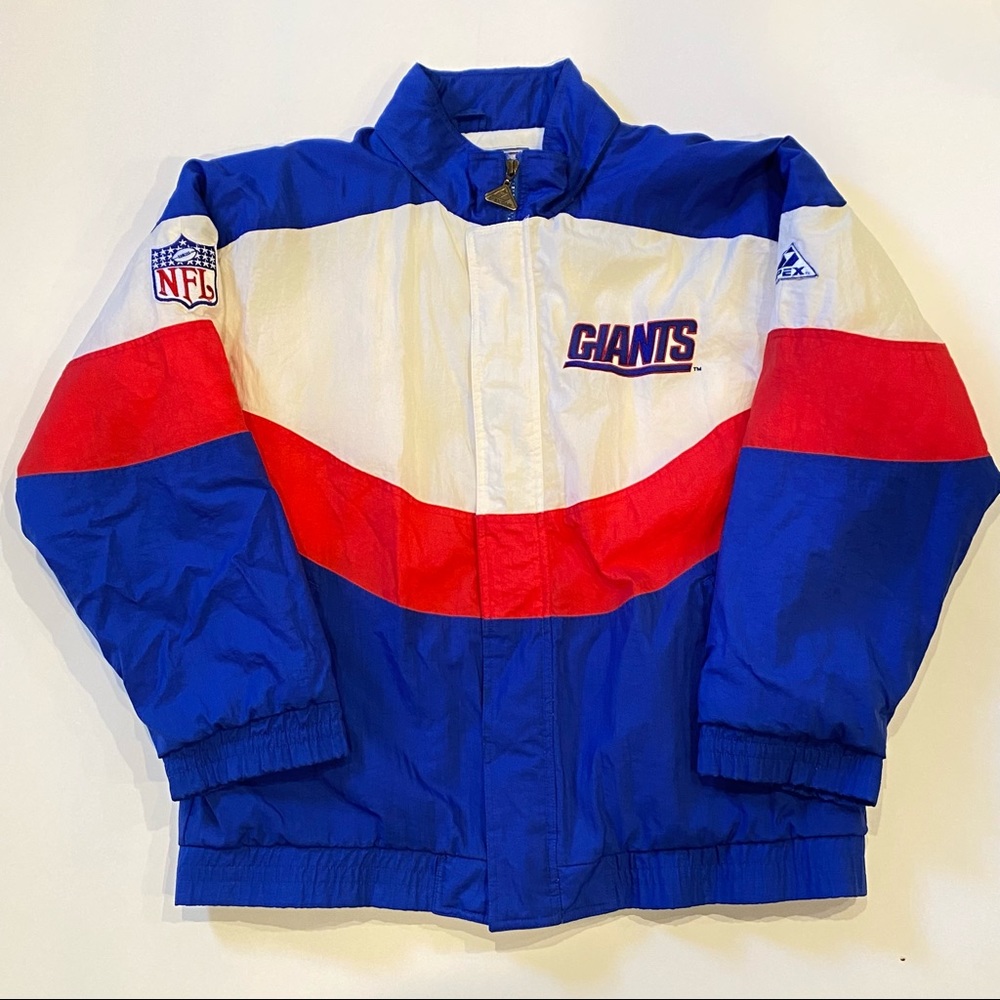 Vintage 90s Authentic NFL Proline New York Giants Jacket Large
